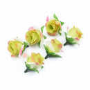 Assorted vibrant artificial roses decorative flowers living room decor by Decorbites