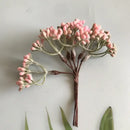 Pastel and metallic artificial plants diy garland living room decor by Decorbites