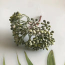 Pastel and metallic artificial plants diy garland living room decor by Decorbites