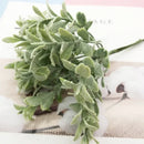 Pastel pink and lavender artificial succulent tree living room decor by Decorbites