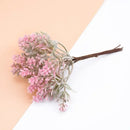 Pastel artificial water grass vase plants for living room decor by Decorbites