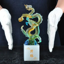 GobekUsa Ascending Dragon Feng Shui Ornament for Wealth and Success
