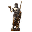 GobekUsa Asclepius Mini Statue: Greek God of Medicine Resin Figurine for Home Office Decor
