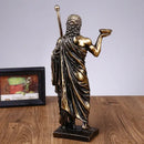 GobekUsa Asclepius Mini Statue: Greek God of Medicine Resin Figurine for Home Office Decor