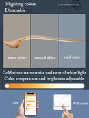 GobekUsa Ash Wood LED Pendant Lights: Dimmable, RC/APP Controlled for Indoor Decor.