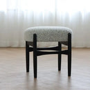 GobekUsa Ash Wood Makeup Bench Dressing Chair for Small Spaces