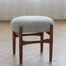GobekUsa Ash Wood Makeup Bench Dressing Chair for Small Spaces