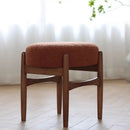 GobekUsa Ash Wood Makeup Bench Dressing Chair for Small Spaces