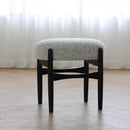 GobekUsa Ash Wood Makeup Bench Dressing Chair for Small Spaces
