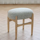 GobekUsa Ash Wood Makeup Bench Dressing Chair for Small Spaces