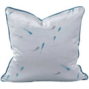 GobekUsa Asian Landscape Painting Jacquard Square Pillow Cover 45x45cm