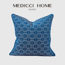 GobekUsa Asian Landscape Painting Jacquard Square Pillow Cover 45x45cm