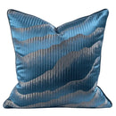 GobekUsa Asian Landscape Painting Jacquard Square Pillow Cover 45x45cm