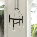 GobekUsa ASTRA Wood Pendant Light Multi Head LED Chandelier Interior Decor Lamp