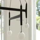 GobekUsa ASTRA Wood Pendant Light Multi Head LED Chandelier Interior Decor Lamp