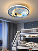 GobekUsa Astronaut Astros Planet Ceiling Light for Child's Bedroom