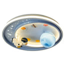 GobekUsa Astronaut Astros Planet Ceiling Light for Child's Bedroom