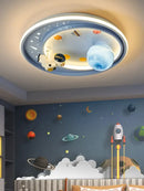GobekUsa Astronaut Astros Planet Ceiling Light for Child's Bedroom