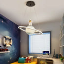 GobekUsa Astronaut Ball LED Light: Modern Boys Room Decor, Acrylic Planet Earth Pendant