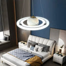 GobekUsa Astronaut Ball LED Light: Modern Boys Room Decor, Acrylic Planet Earth Pendant