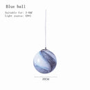 GobekUsa Astronaut Ball LED Light: Modern Boys Room Decor, Acrylic Planet Earth Pendant