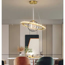 GobekUsa Astronaut Ball LED Light: Modern Boys Room Decor, Acrylic Planet Earth Pendant