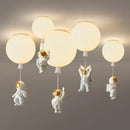 GobekUsa Astronaut Balloon LED Pendant Light for Children's Nursery Room