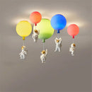 GobekUsa Astronaut Balloon LED Pendant Light for Children's Nursery Room