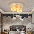 GobekUsa Astronaut Bubble Chandelier Light - Moonlight Bedroom Ceiling Lamp