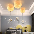 GobekUsa Astronaut Bubble Chandelier Light - Moonlight Bedroom Ceiling Lamp