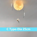 GobekUsa Astronaut Bubble Chandelier Light - Moonlight Bedroom Ceiling Lamp