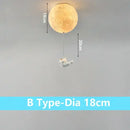 GobekUsa Astronaut Bubble Chandelier Light - Moonlight Bedroom Ceiling Lamp