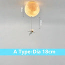 GobekUsa Astronaut Bubble Chandelier Light - Moonlight Bedroom Ceiling Lamp