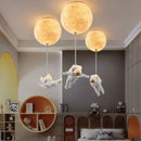 GobekUsa Astronaut Bubble Chandelier Light - Moonlight Bedroom Ceiling Lamp