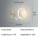 GobekUsa Astronaut Cartoon LED Wall Lamp for Modern Home Decor