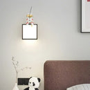 GobekUsa Astronaut Cartoon Sconce Metal Lighting for Creative Living Room Décor