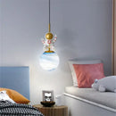 GobekUsa Astronaut Chandelier: Personalized Children's Room Decor Lighting for Warm Atmosphere