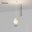 GobekUsa Astronaut Chandelier: Personalized Children's Room Decor Lighting for Warm Atmosphere