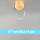 GobekUsa Astronaut Globe Ceiling Light for Kids Room - 18cm/20cm/25cm