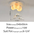 GobekUsa Astronaut Globe Ceiling Light for Kids Room - 18cm/20cm/25cm