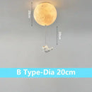 GobekUsa Astronaut Globe Ceiling Light for Kids Room - 18cm/20cm/25cm