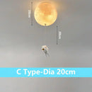 GobekUsa Astronaut Globe Ceiling Light for Kids Room - 18cm/20cm/25cm