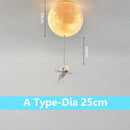 GobekUsa Astronaut Globe Ceiling Light for Kids Room - 18cm/20cm/25cm