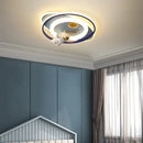 GobekUsa Astronaut Kids Bedroom Ceiling Light - Modern Boys Girls Room Lighting Fixtures