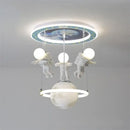 GobekUsa Astronaut LED Ceiling Light for Children's Room Fixtures