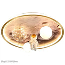 GobekUsa Astronaut LED Ceiling Light for Kids Bedroom Baby Room Boys Girls Luminaire