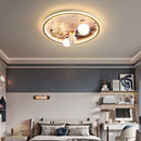 GobekUsa Astronaut LED Ceiling Light for Kids Bedroom Baby Room Boys Girls Luminaire