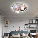 GobekUsa Astronaut LED Ceiling Light for Kids Bedroom Baby Room Boys Girls Luminaire