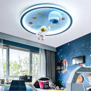 GobekUsa Astronaut LED Ceiling Lights: Nordic Style for Kids' Room, Study, Restaurant Decor
