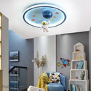 GobekUsa Astronaut LED Ceiling Lights: Nordic Style for Kids' Room, Study, Restaurant Decor